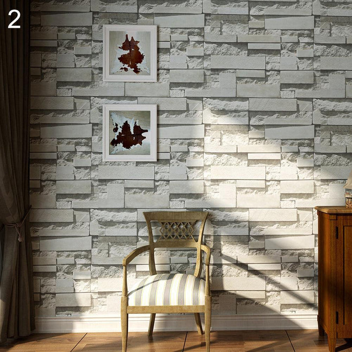 Lisslune | Chic Brick Pattern Peel and Stick Wallpaper - Easy to apply and customize your space