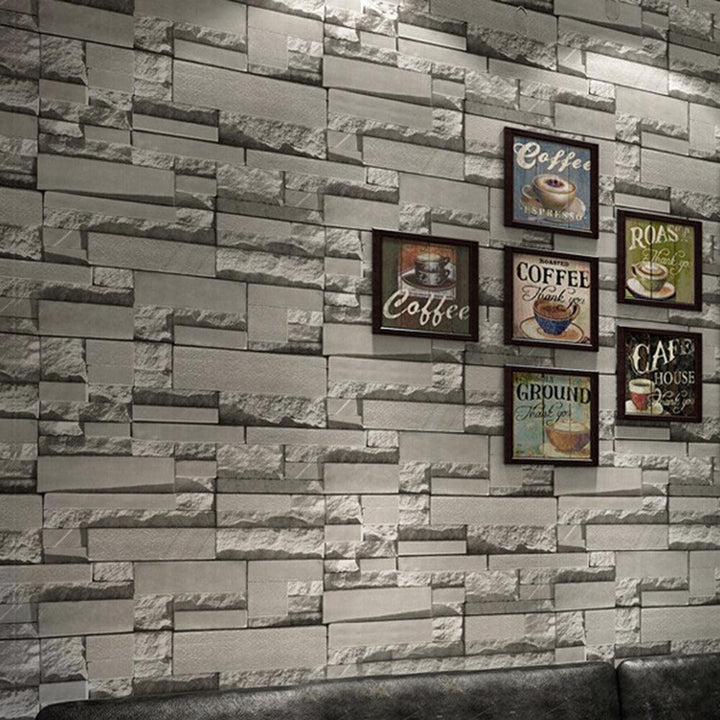 Lisslune | Chic Brick Pattern Peel and Stick Wallpaper - Easy to apply and customize your space