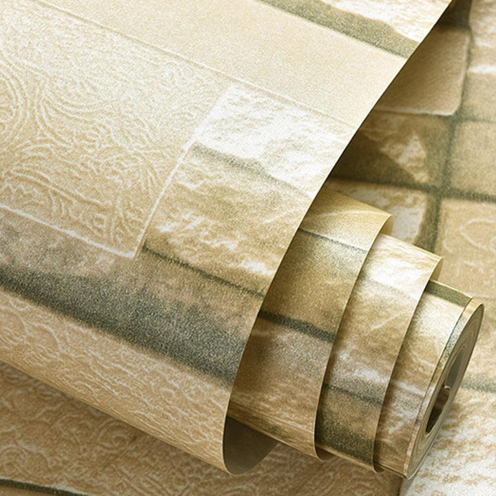 Lisslune | Chic Brick Pattern Peel and Stick Wallpaper - Easy to apply and customize your space