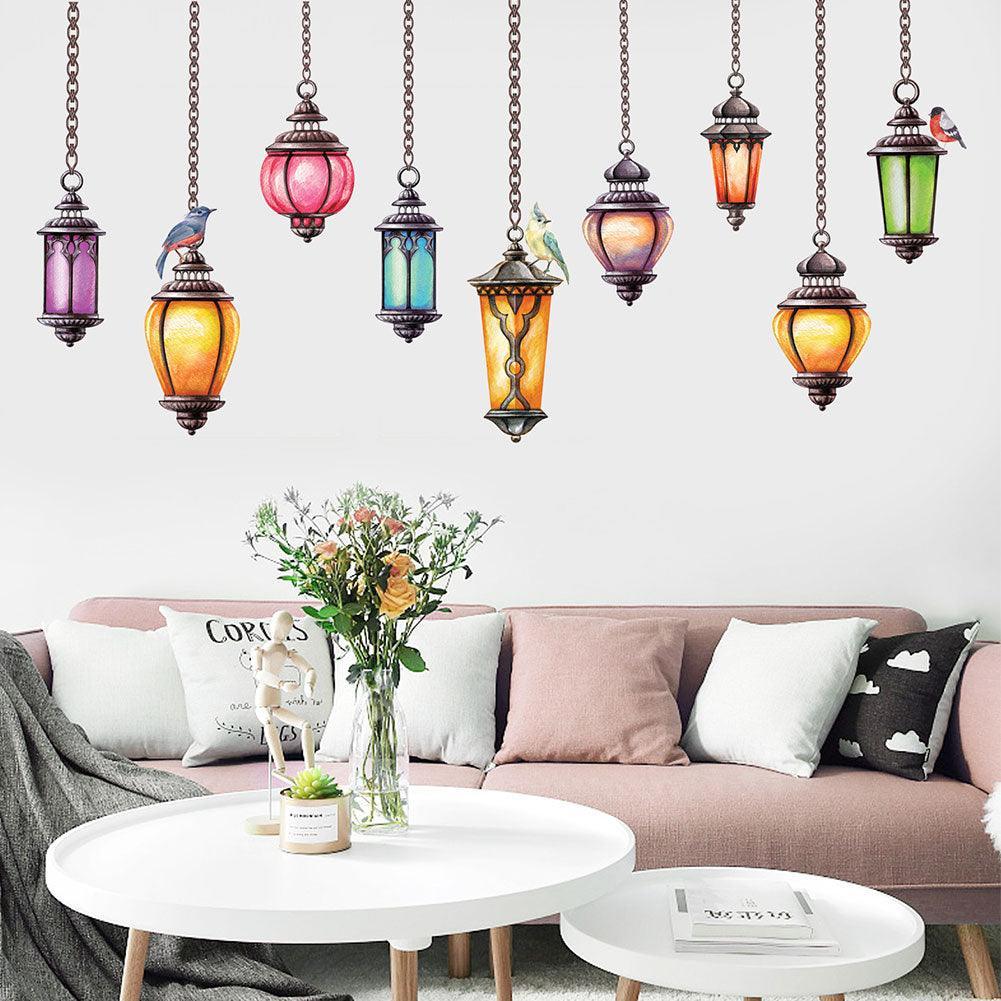 Lisslune | Ceiling lamp Design PVC wall decals - Quick and easy home decoration for children's room