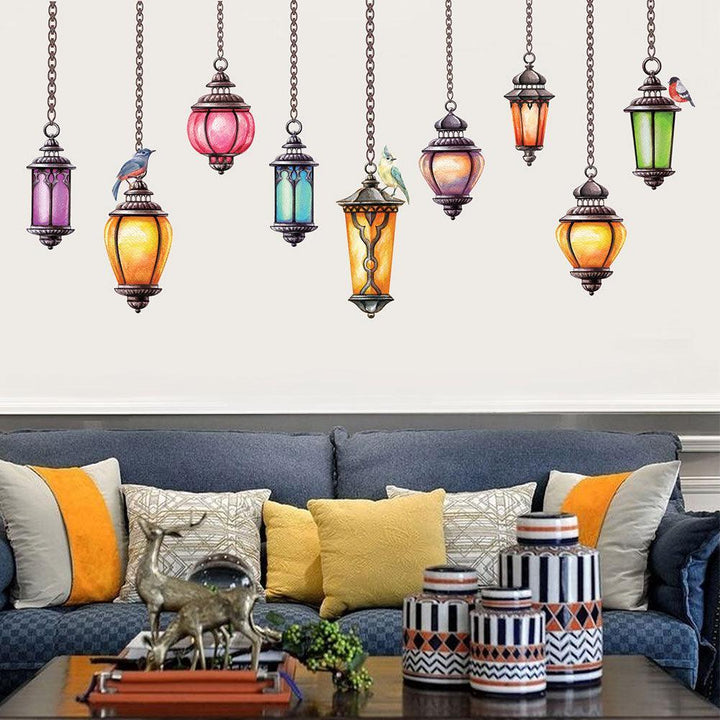 Lisslune | Ceiling lamp Design PVC wall decals - Quick and easy home decoration for children's room