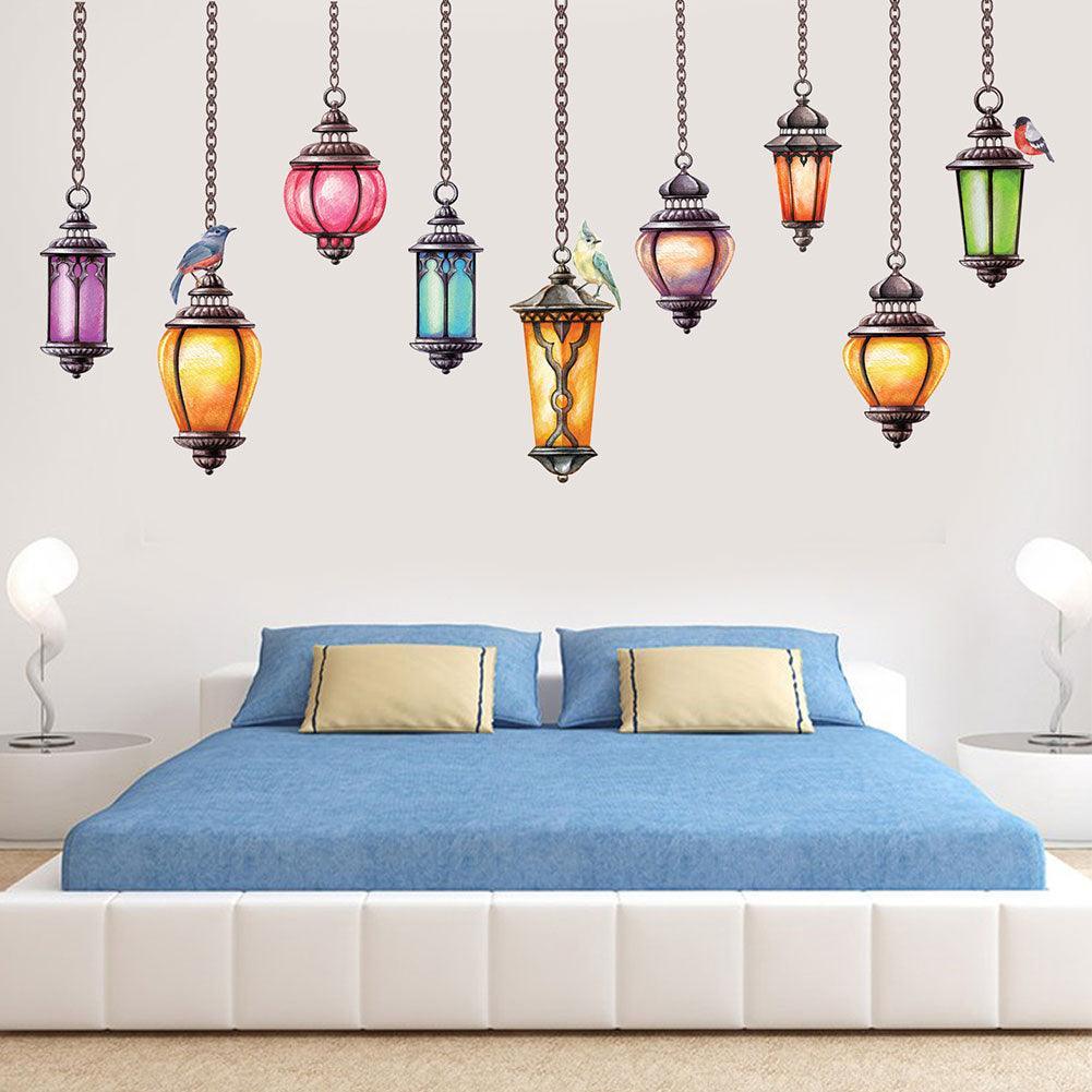 Lisslune | Ceiling lamp Design PVC wall decals - Quick and easy home decoration for children's room