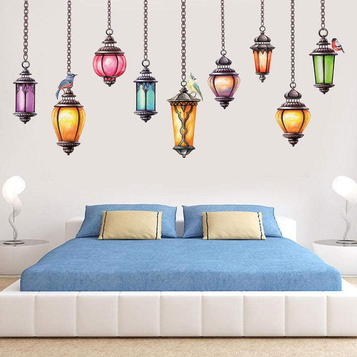 Lisslune | Ceiling lamp Design PVC wall decals - Quick and easy home decoration for children's room