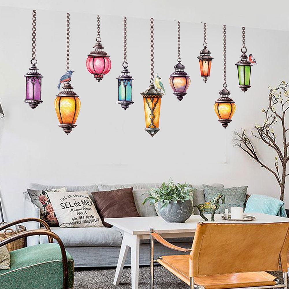 Lisslune | Ceiling lamp Design PVC wall decals - Quick and easy home decoration for children's room
