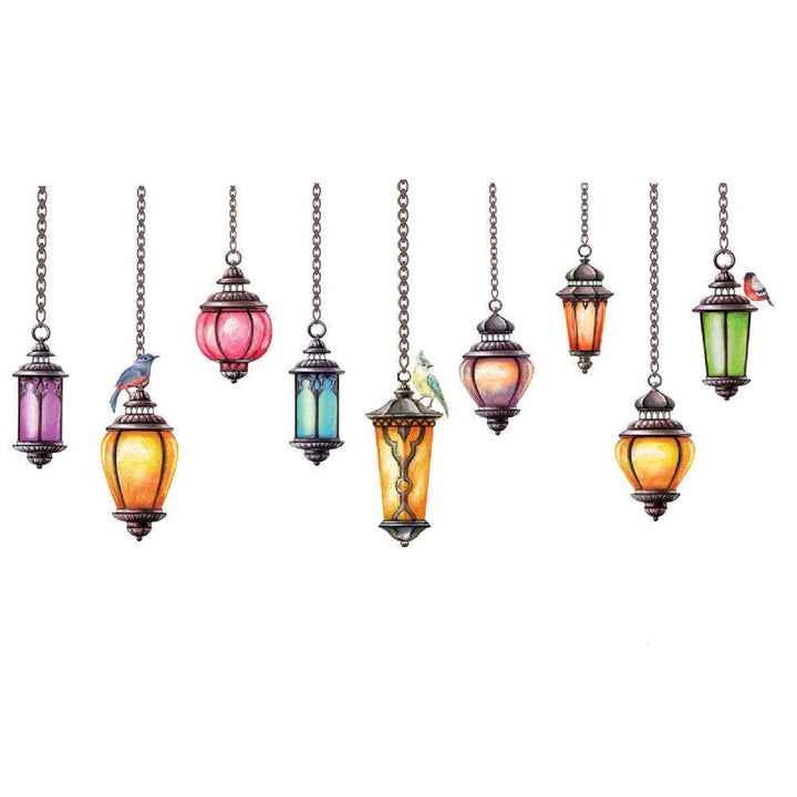 Lisslune | Ceiling lamp Design PVC wall decals - Quick and easy home decoration for children's room