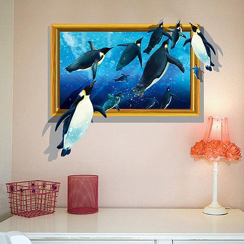 Lisslune | Playful 3D Animal Wall Stickers - Fun and Removable Home Decor