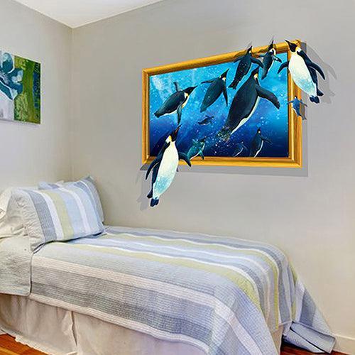 Lisslune | Playful 3D Animal Wall Stickers - Fun and Removable Home Decor