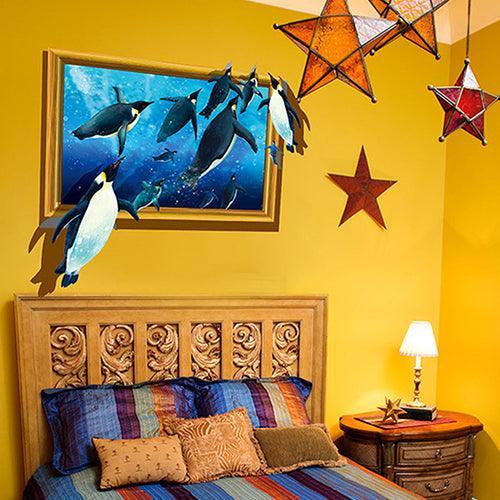 Lisslune | Playful 3D Animal Wall Stickers - Fun and Removable Home Decor