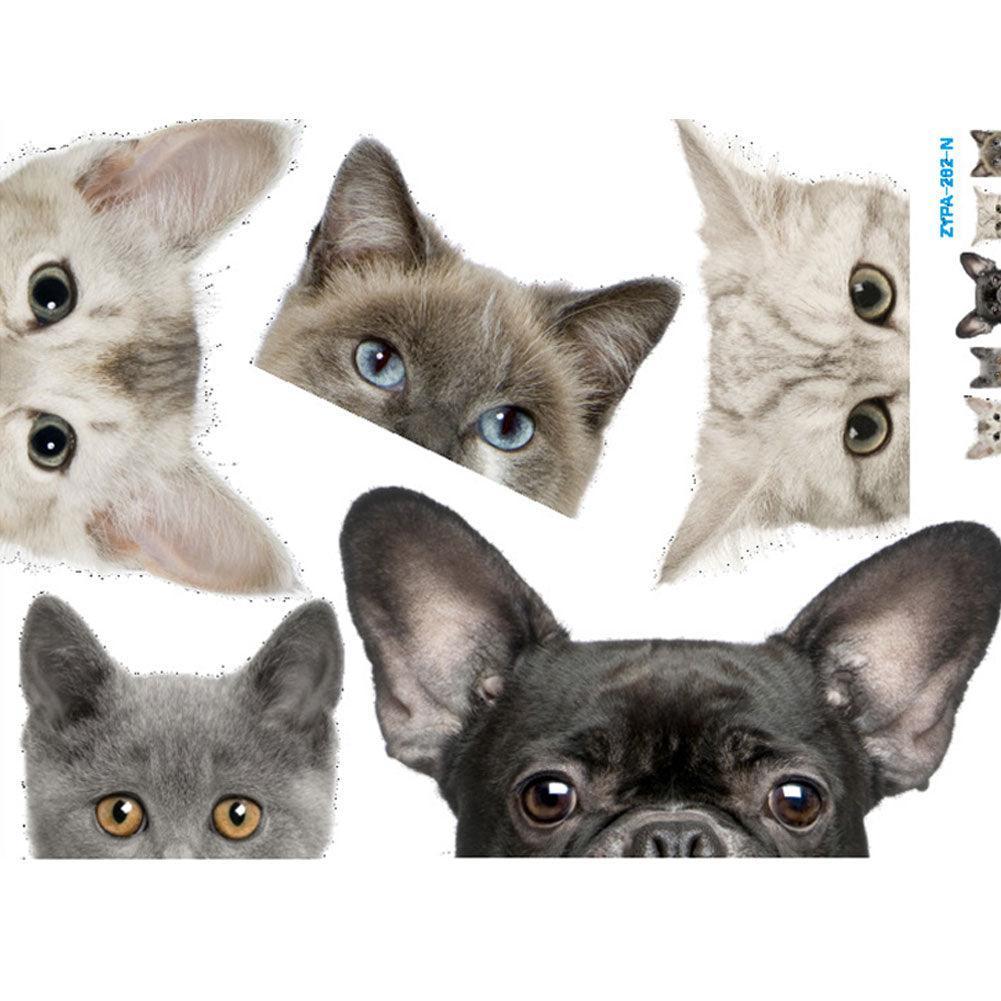 Lisslune | Cheerful Cat PVC Wall Decoration for Stylish Home Decoration
