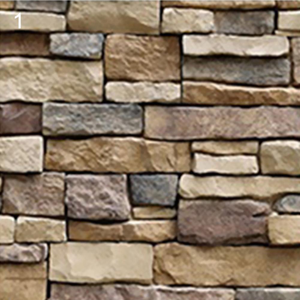 Lisslune | Contemporary PVC Brick Pattern Wall Decal for Stylish Kitchen and Bathroom Makeovers