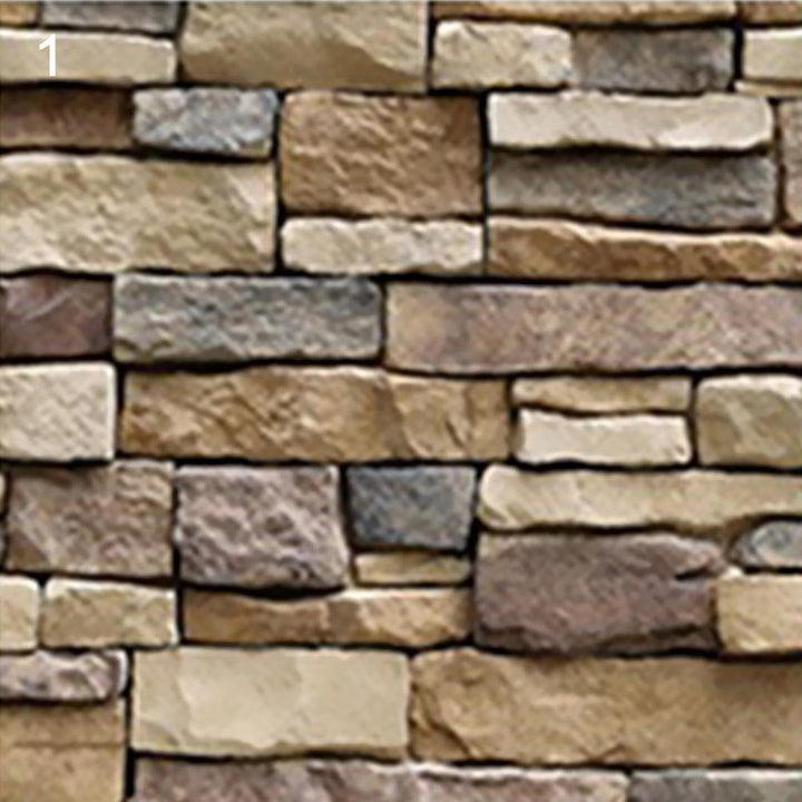 Lisslune | Contemporary PVC Brick Pattern Wall Decal for Stylish Kitchen and Bathroom Makeovers