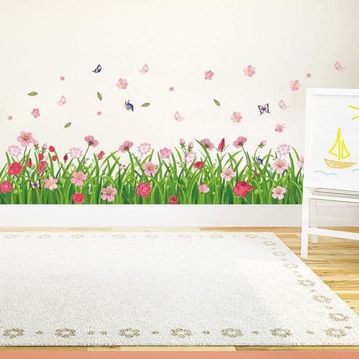 Lisslune | Playful Butterfly and Flower Wall Stickers - Elegant Home Decor Enhancements