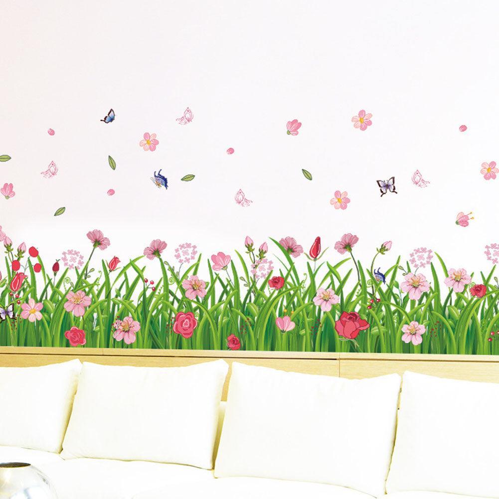 Lisslune | Playful Butterfly and Flower Wall Stickers - Elegant Home Decor Enhancements