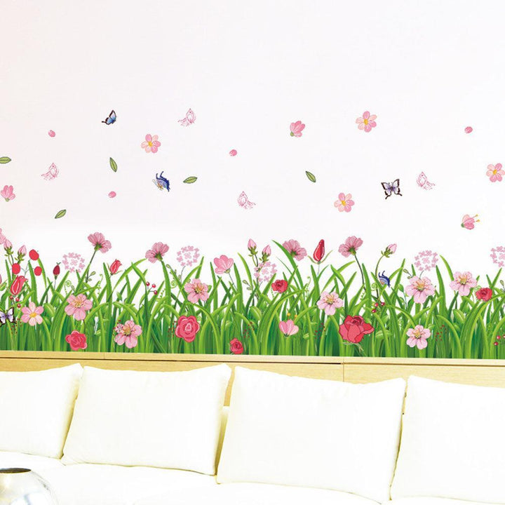 Lisslune | Playful Butterfly and Flower Wall Stickers - Elegant Home Decor Enhancements