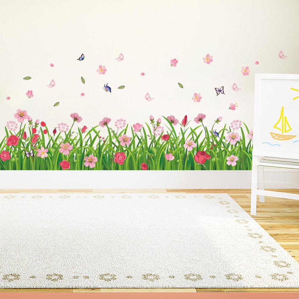 Lisslune | Playful Butterfly and Flower Wall Stickers - Elegant Home Decor Enhancements