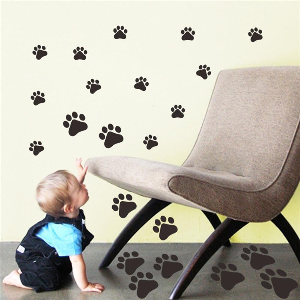 Lisslune | Funny Cartoon Animal Footprint Wall Stickers for Cheerful Kids' Decoration