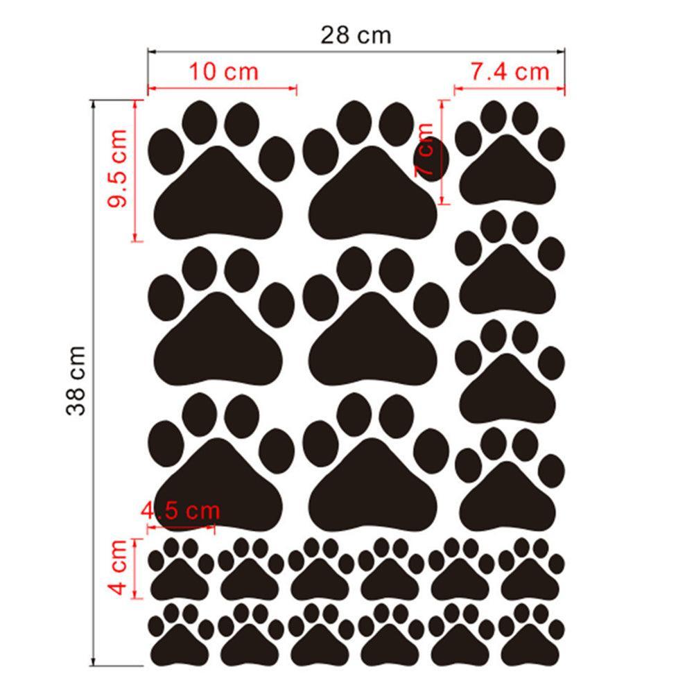 Lisslune | Funny Cartoon Animal Footprint Wall Stickers for Cheerful Kids' Decoration