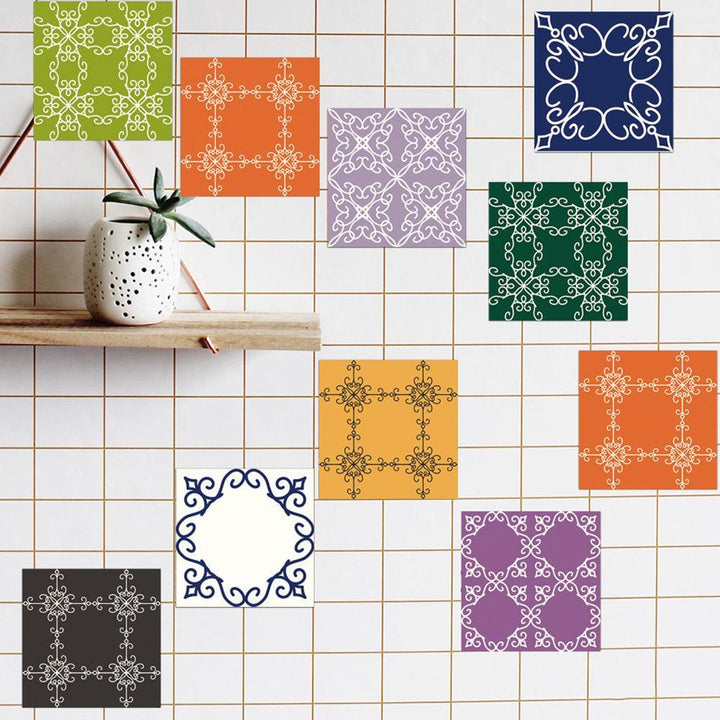 Lisslune | Environmentally friendly waterproof PVC tile stickers for kitchen and bathroom renovation