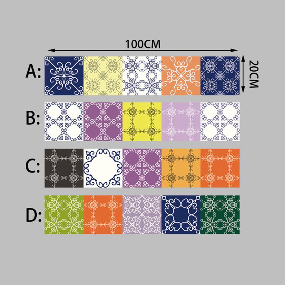 Lisslune | Environmentally friendly waterproof PVC tile stickers for kitchen and bathroom renovation