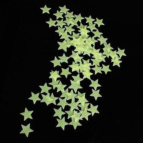 Lisslune | Mystic Dreamy Night Glow Star Sticker Collection - Funny Decoration for Kids