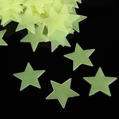 Lisslune | Mystic Dreamy Night Glow Star Sticker Collection - Funny Decoration for Kids