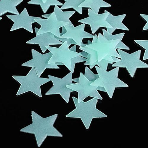 Lisslune | Mystic Dreamy Night Glow Star Sticker Collection - Funny Decoration for Kids