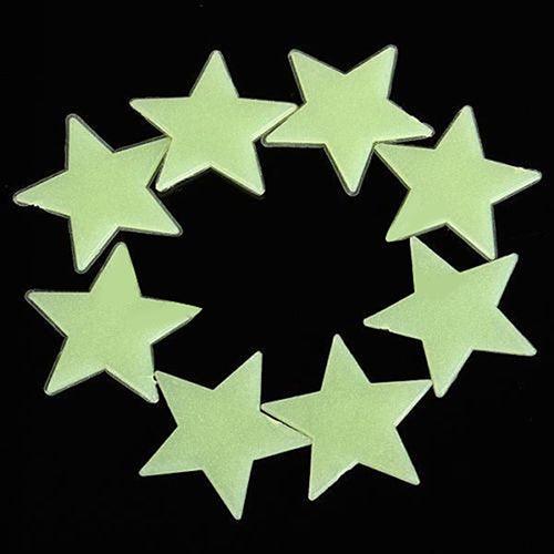 Lisslune | Mystic Dreamy Night Glow Star Sticker Collection - Funny Decoration for Kids