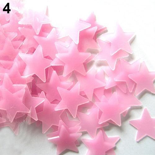 Lisslune | Mystic Dreamy Night Glow Star Sticker Collection - Funny Decoration for Kids