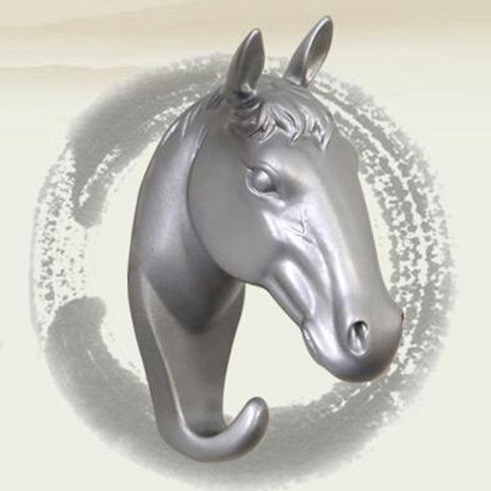 Lisslune | Contemporary Horse Head Wall Hook with Simple Suction Cup Mounting - Stylish and Functional