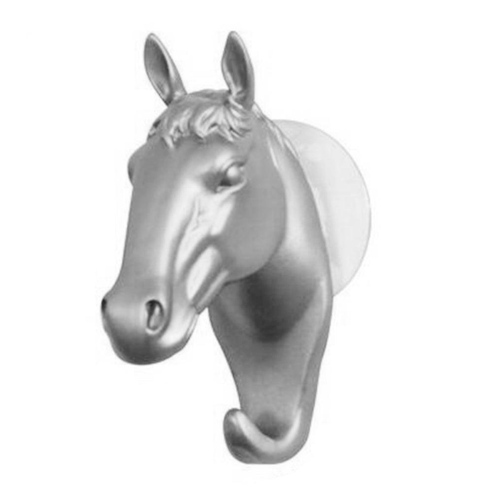 Lisslune | Contemporary Horse Head Wall Hook with Simple Suction Cup Mounting - Stylish and Functional