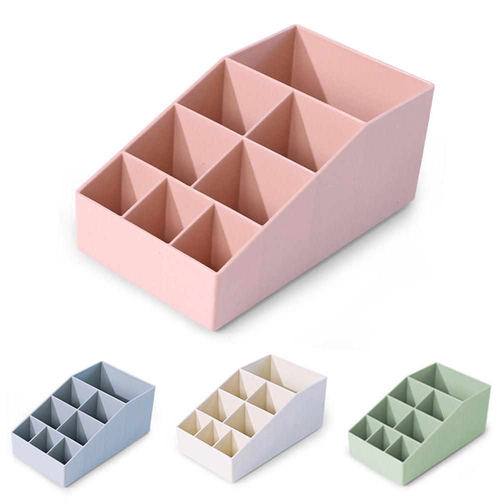 Lisslune | Stylish solid color makeup and jewelry organizer - Elegant compact storage solution for desk and vanity