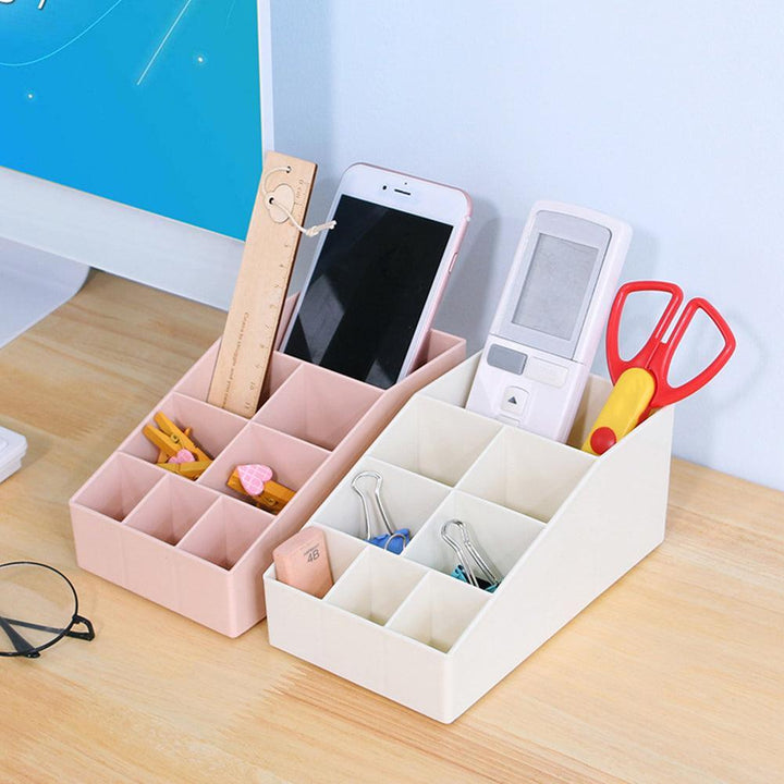 Lisslune | Stylish solid color makeup and jewelry organizer - Elegant compact storage solution for desk and vanity