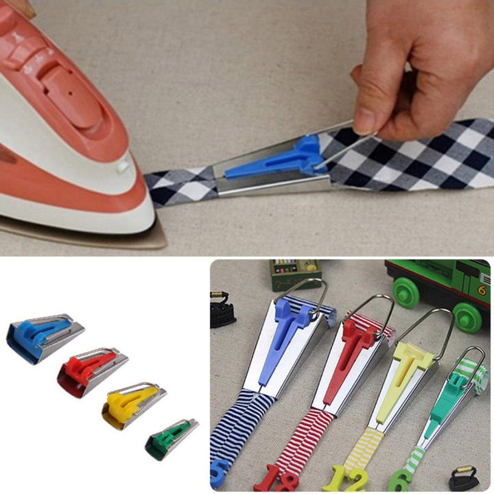 Lisslune | Sewing made easy: Comprehensive bias tape machine set for creative projects