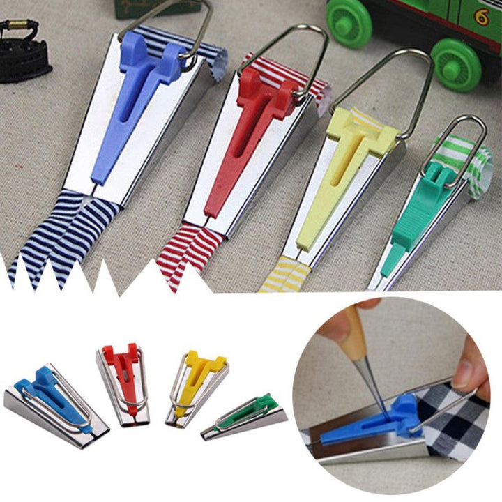 Lisslune | Sewing made easy: Comprehensive bias tape machine set for creative projects