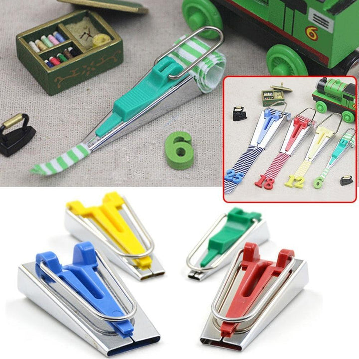 Lisslune | Sewing made easy: Comprehensive bias tape machine set for creative projects