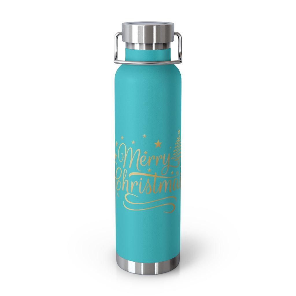 Lisslune | Vacation Joy Vacuum Insulated Stainless Steel Water Bottle - 22 Oz with Wide Neck