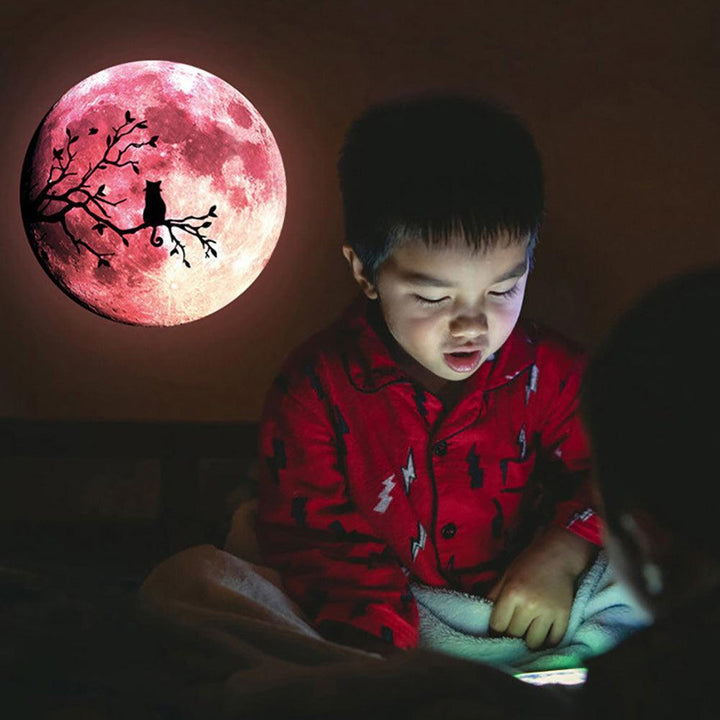 Lisslune | Mystical Nighttime Feline Glow-in-the-Dark Wall Decal Collection for Spooky Seasons