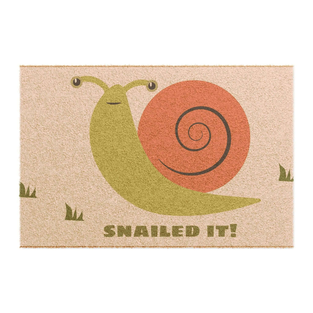 Lisslune | Adjustable Snail Welcome Mat - Eco-friendly grade-A tufted coconut fiber