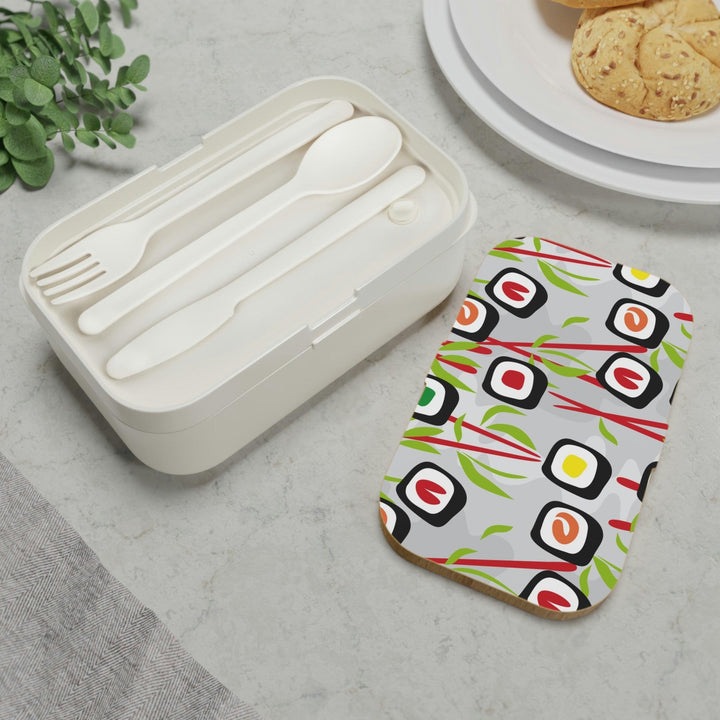 Lisslune | Eco-Friendly Personalized Bento Box with Elegant Wooden Lid