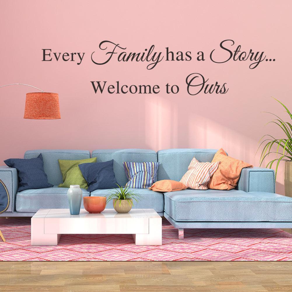 Lisslune | Sentimental Family Memories PVC Wall Art - Emotional Home Decor Accent