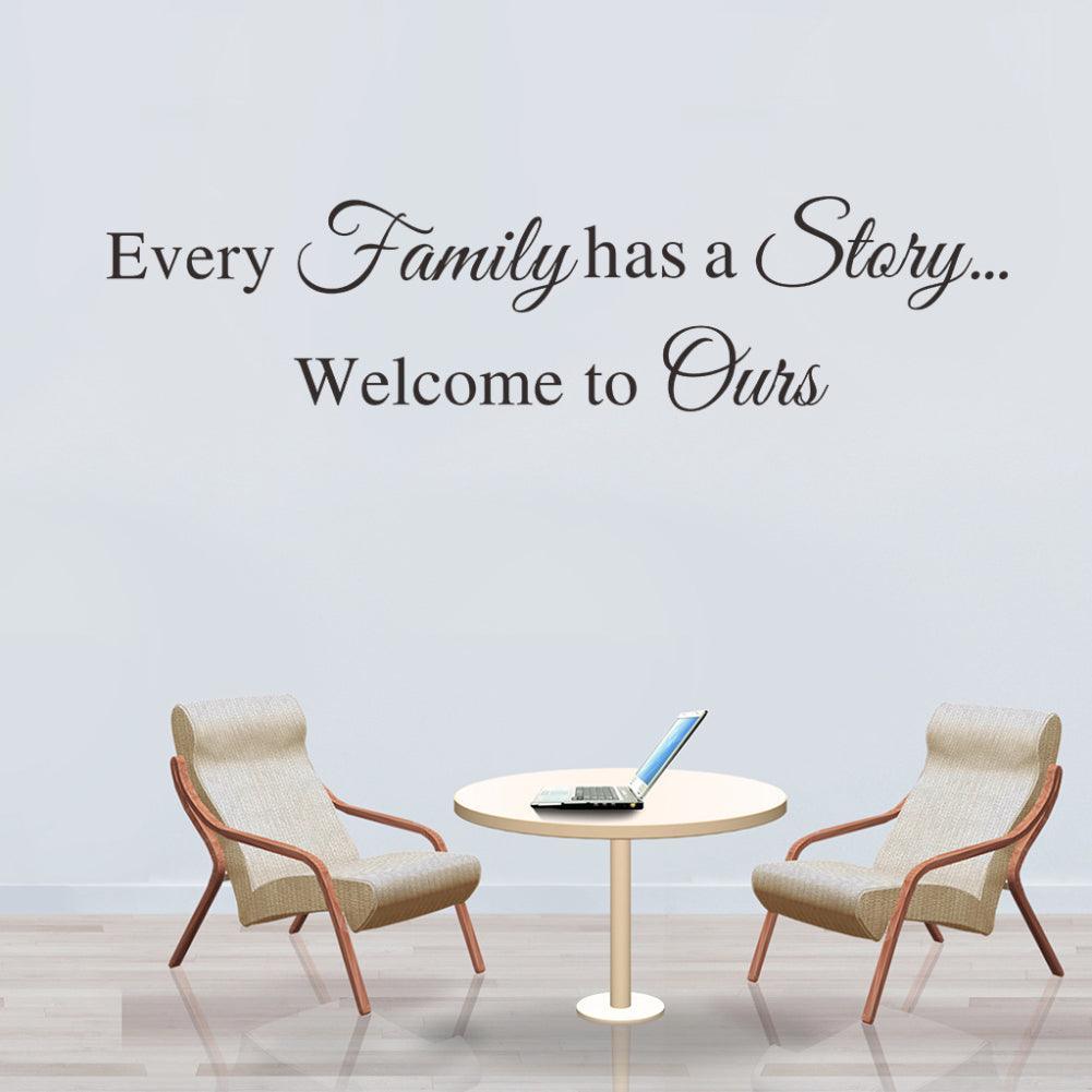 Lisslune | Sentimental Family Memories PVC Wall Art - Emotional Home Decor Accent