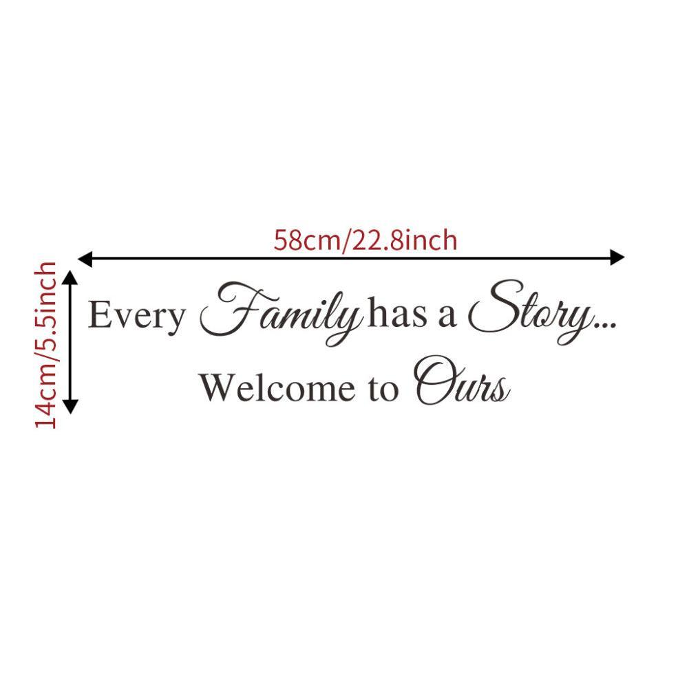 Lisslune | Sentimental Family Memories PVC Wall Art - Emotional Home Decor Accent