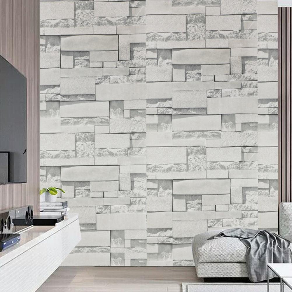 Lisslune | Chic 3D Brick Wall Decal for Elegant Home Transformation