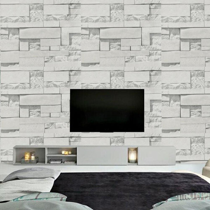 Lisslune | Chic 3D Brick Wall Decal for Elegant Home Transformation