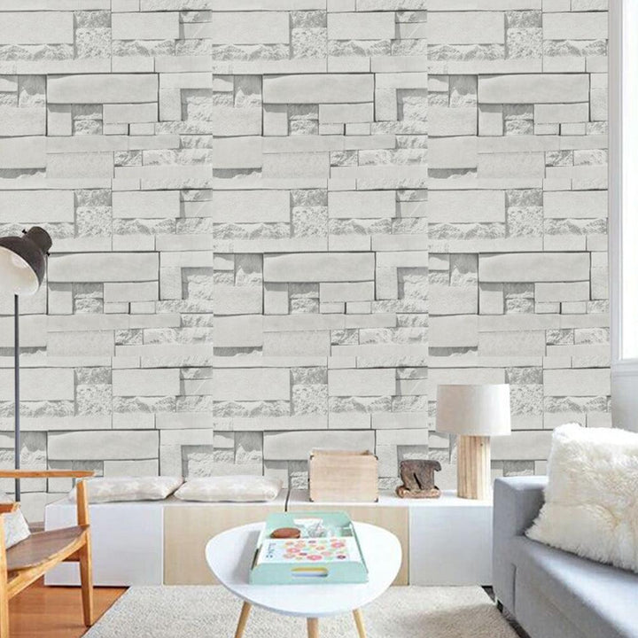 Lisslune | Chic 3D Brick Wall Decal for Elegant Home Transformation
