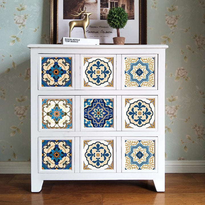 Lisslune | Moroccan Mosaic Wall Sticker Set - Stylish Home Decor Solution