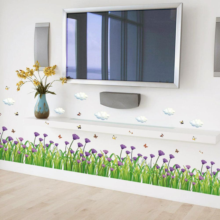 Lisslune | Vibrant Cornflower Butterfly PVC Wall Art - Natural Elegance for Home Decor