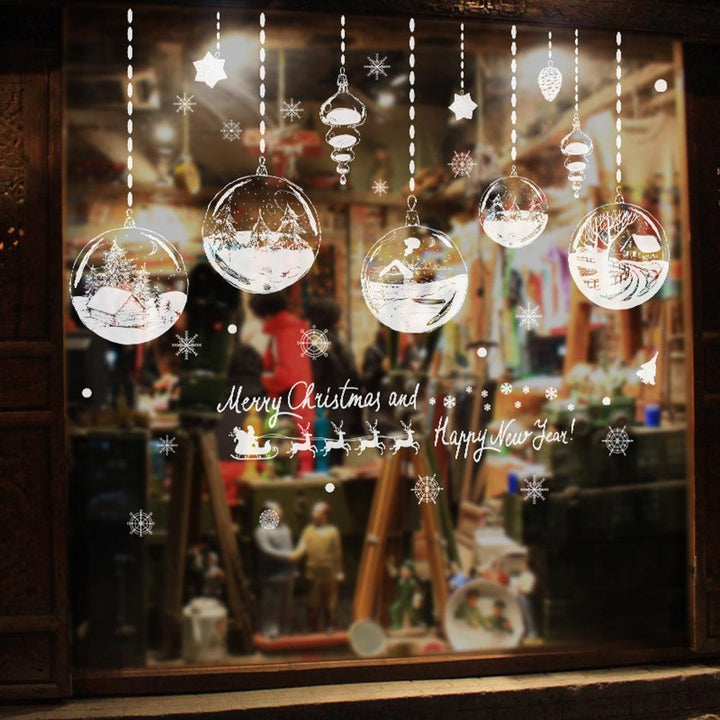 Lisslune | Festive Joy Christmas and New Year Wall Decal Set
