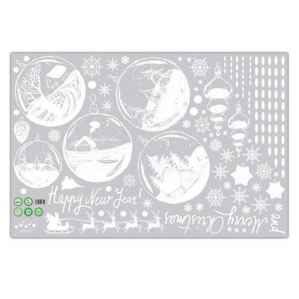 Lisslune | Festive Joy Christmas and New Year Wall Decal Set