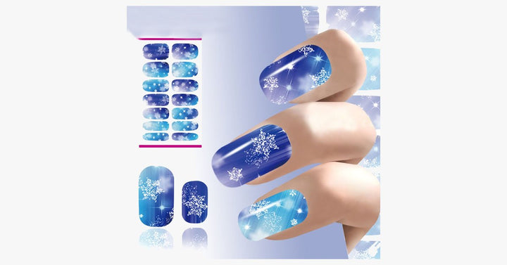 Lisslune | Christmas Nail Stickers - Snowflakes